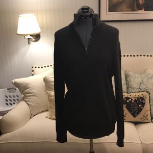 JCrew black pullover
